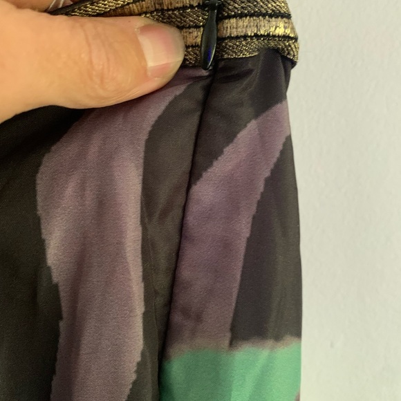 Geisha Designs ballgown skirt, abstract print sz 10 - Picture 7 of 9